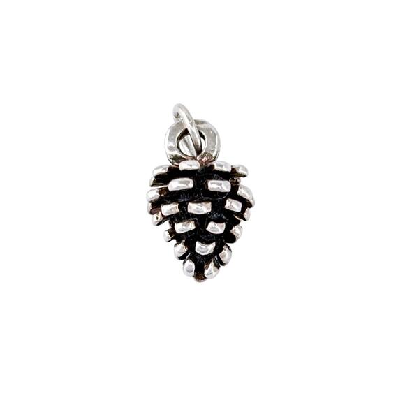 Sequoia Pinecone Charm | Vintage Sterling Silver - Picture 4 of 6